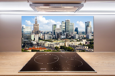 Rivestimento parete cucina con motivo ispirato a Varsavia, Polonia