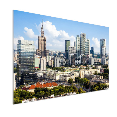 Rivestimento parete cucina con motivo ispirato a Varsavia, Polonia