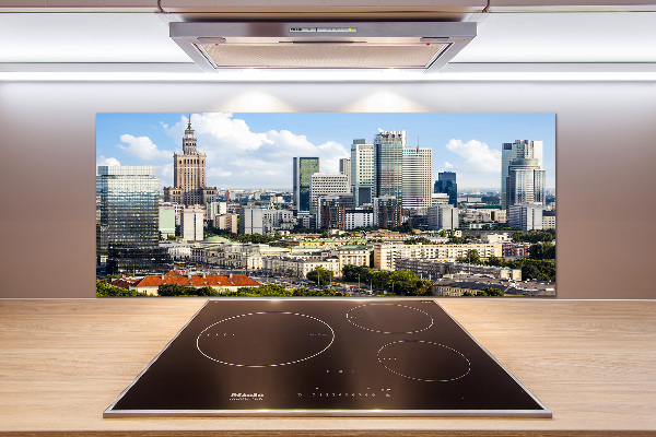 Rivestimento parete cucina con motivo ispirato a Varsavia, Polonia