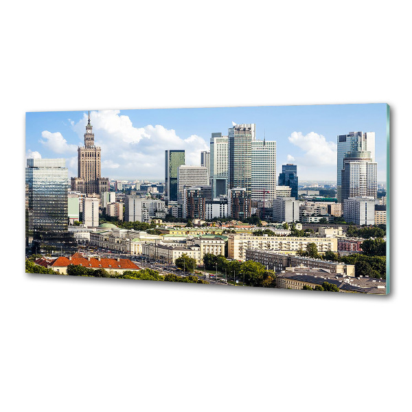 Rivestimento parete cucina con motivo ispirato a Varsavia, Polonia