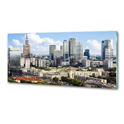 Rivestimento parete cucina con motivo ispirato a Varsavia, Polonia