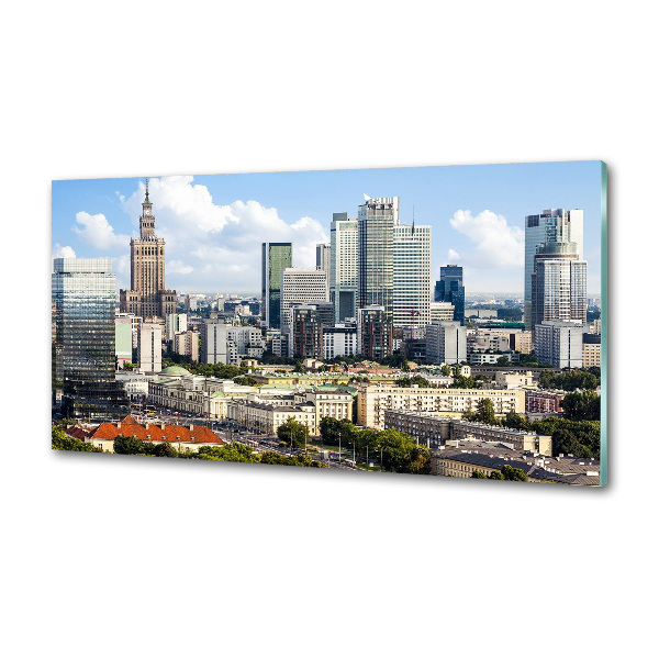 Rivestimento parete cucina con motivo ispirato a Varsavia, Polonia