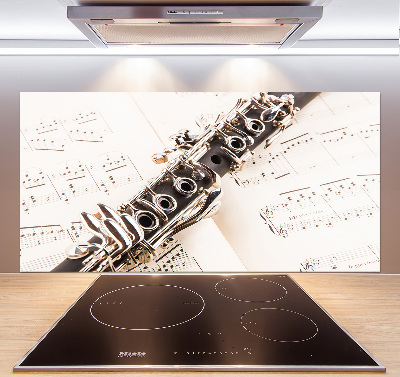 Rivestimento parete cucina con finitura Clarinetto