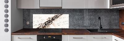 Rivestimento parete cucina con finitura Clarinetto