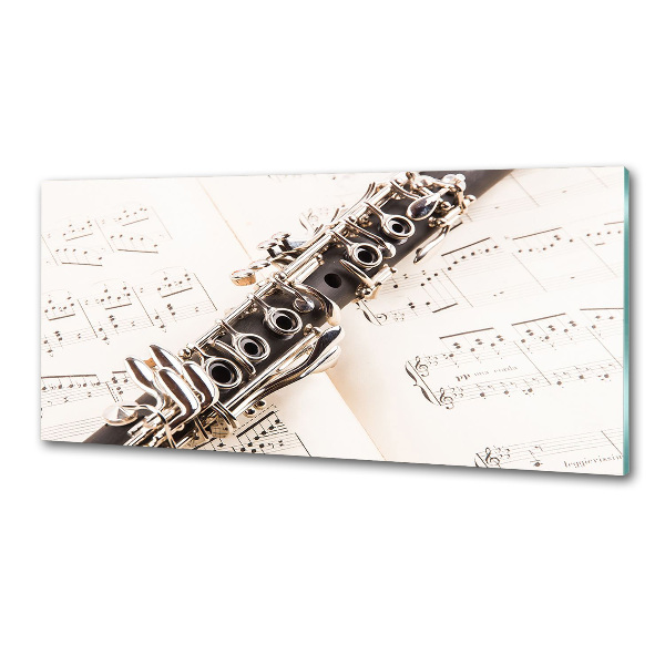 Rivestimento parete cucina con finitura Clarinetto