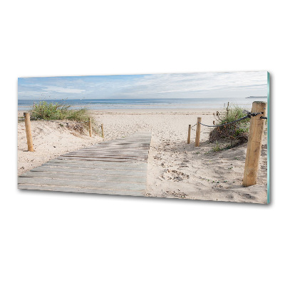 Pannello paraschizzi cucina con motivo spiaggia