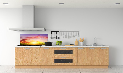 Rivestimento parete cucina con motivo 