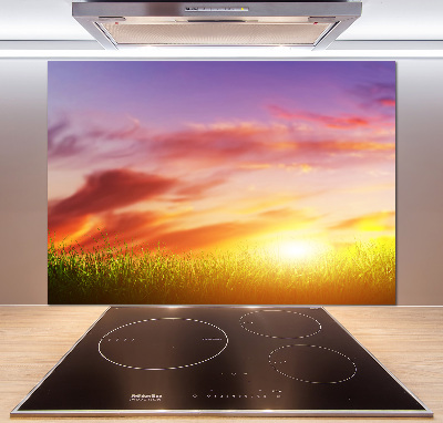 Rivestimento parete cucina con motivo 