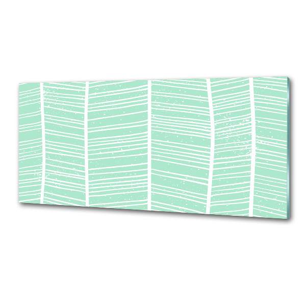 Rivestimento parete cucina con motivo a spina di pesce