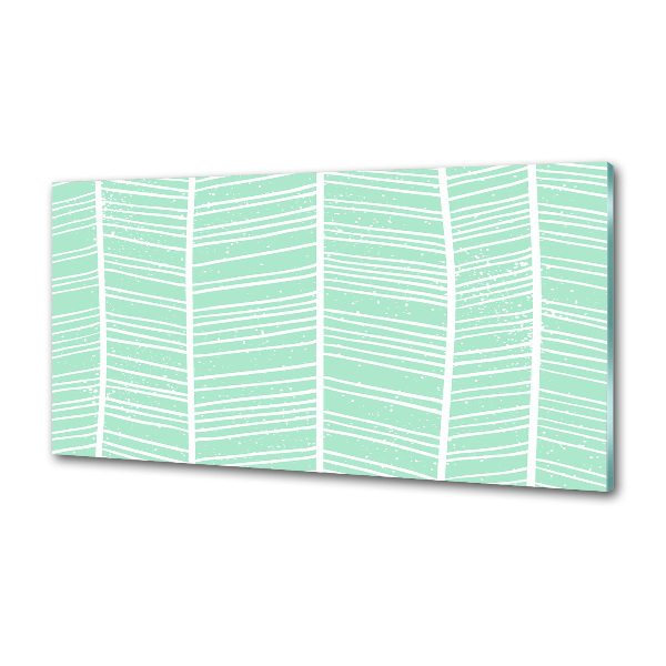 Rivestimento parete cucina con motivo a spina di pesce