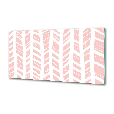 Pannello retrocucina con motivo a spina di pesce