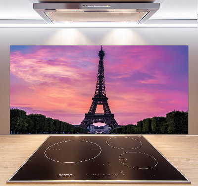 Rivestimento parete cucina con stampa della Torre Eiffel di Parigi