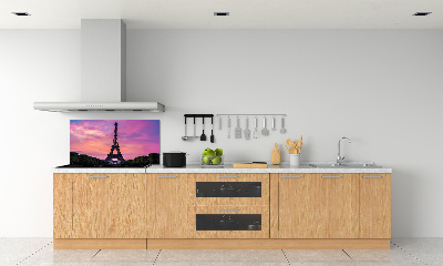 Rivestimento parete cucina con stampa della Torre Eiffel di Parigi