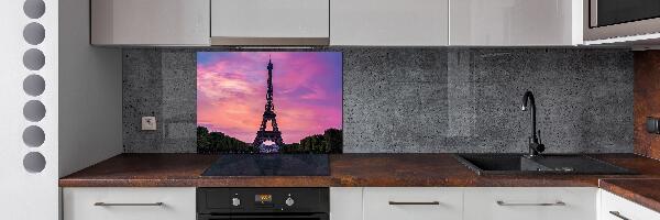 Rivestimento parete cucina con stampa della Torre Eiffel di Parigi