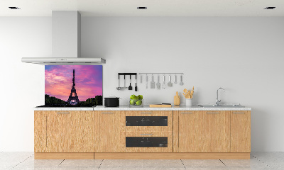 Rivestimento parete cucina con stampa della Torre Eiffel di Parigi