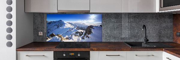 Rivestimento parete cucina in finitura Picco Tatra