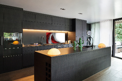 Pannello retrocucina con motivo a onde