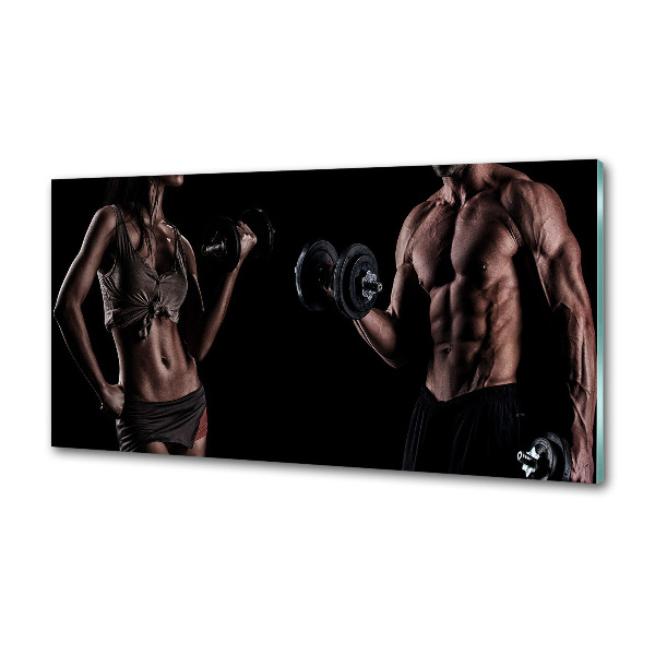 Pannello paraschizzi cucina per uso in ambiente sportivo