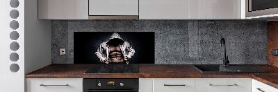 Rivestimento parete cucina per uso in strutture sportive