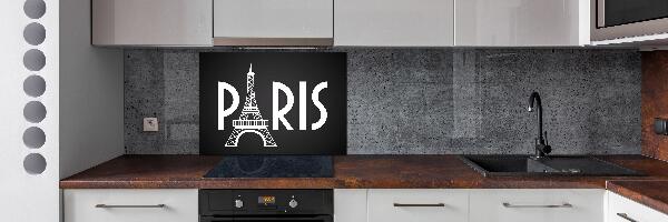 Pannello retrocucina con motivo Parigi