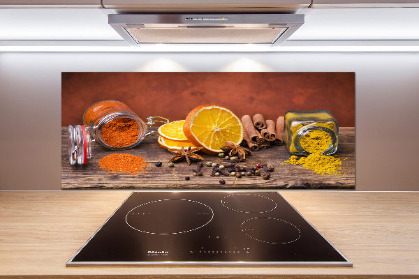 Pannello paraschizzi cucina con motivo Miscela di spezie