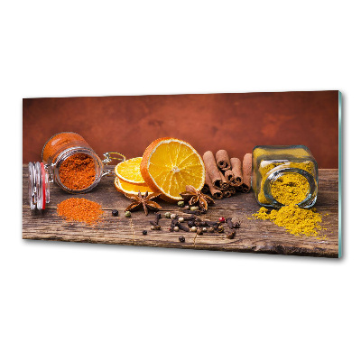 Pannello paraschizzi cucina con motivo Miscela di spezie