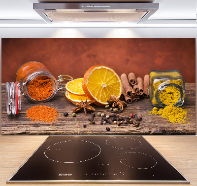 Pannello paraschizzi cucina con motivo Miscela di spezie