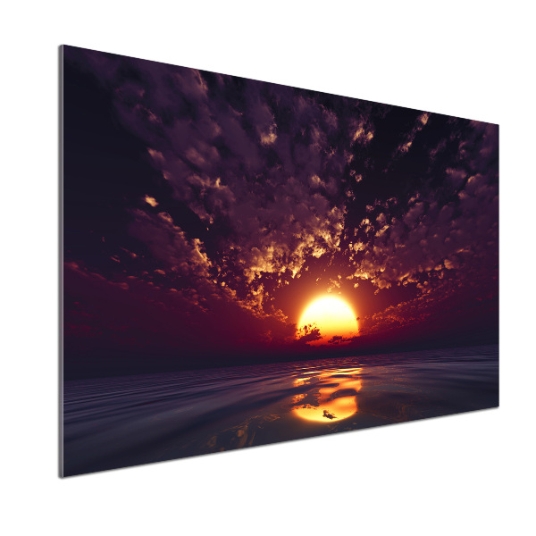 Pannello retrocucina con stampa Tramonto