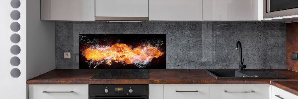 Rivestimento parete cucina resistente al fuoco e all'acqua