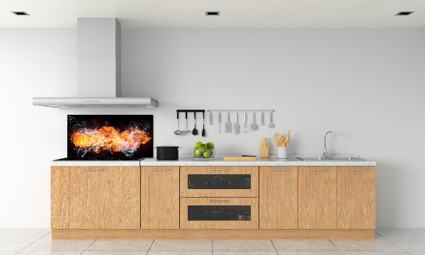 Rivestimento parete cucina resistente al fuoco e all'acqua