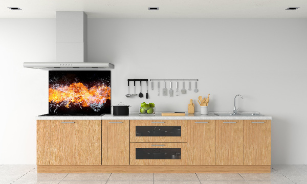 Rivestimento parete cucina resistente al fuoco e all'acqua