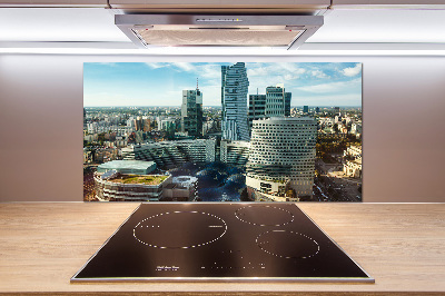 Pannello paraschizzi cucina con stampa del motivo Varsavia, Polonia