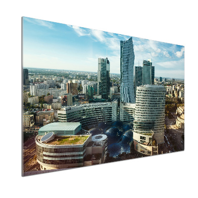 Pannello paraschizzi cucina con stampa del motivo Varsavia, Polonia