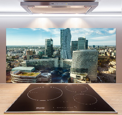 Pannello paraschizzi cucina con stampa del motivo Varsavia, Polonia