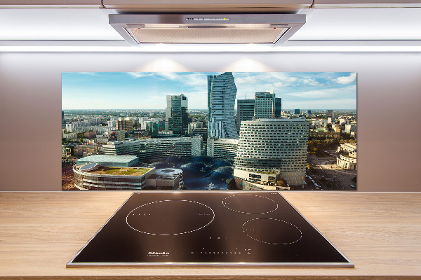 Pannello paraschizzi cucina con stampa del motivo Varsavia, Polonia