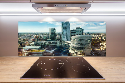 Pannello paraschizzi cucina con stampa del motivo Varsavia, Polonia