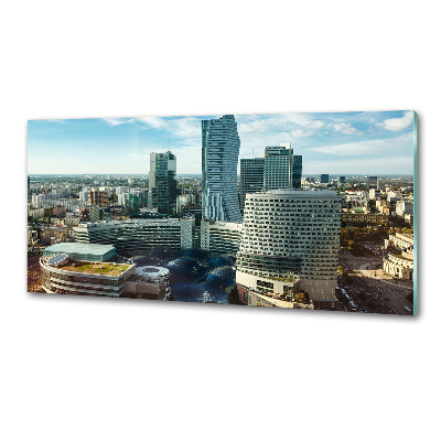 Pannello paraschizzi cucina con stampa del motivo Varsavia, Polonia