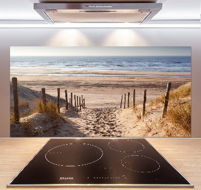 Rivestimento parete cucina con motivo Dune costiere