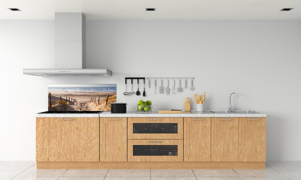 Rivestimento parete cucina con motivo Dune costiere