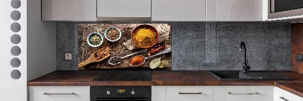 Pannello retrocucina con stampa a tema miscela di spezie