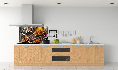 Pannello retrocucina con stampa a tema miscela di spezie