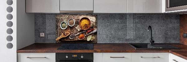 Pannello retrocucina con stampa a tema miscela di spezie