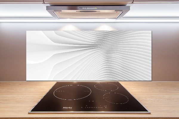 Pannello paraschizzi cucina con motivo a linee astratte