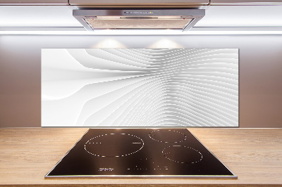 Pannello paraschizzi cucina con motivo a linee astratte