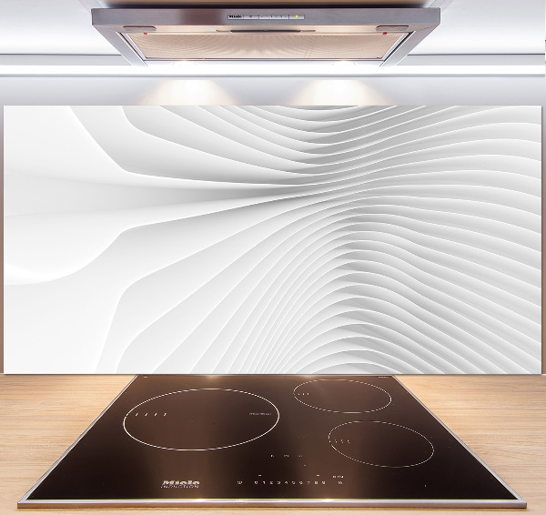 Pannello paraschizzi cucina con motivo a linee astratte