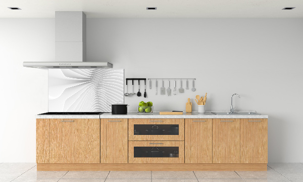 Pannello paraschizzi cucina con motivo a linee astratte