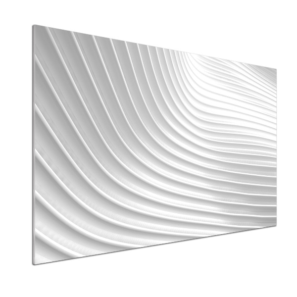 Rivestimento parete cucina con motivo a linee astratte