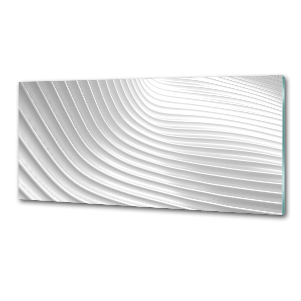 Rivestimento parete cucina con motivo a linee astratte