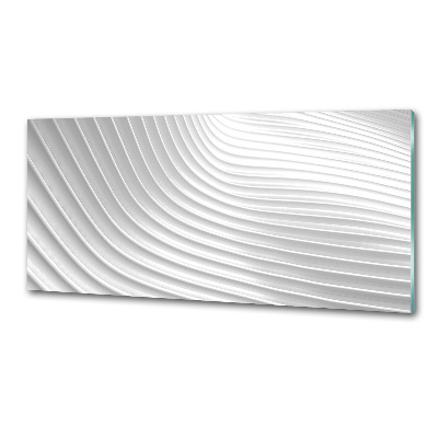 Rivestimento parete cucina con motivo a linee astratte