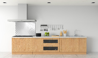 Rivestimento parete cucina con motivo a linee astratte